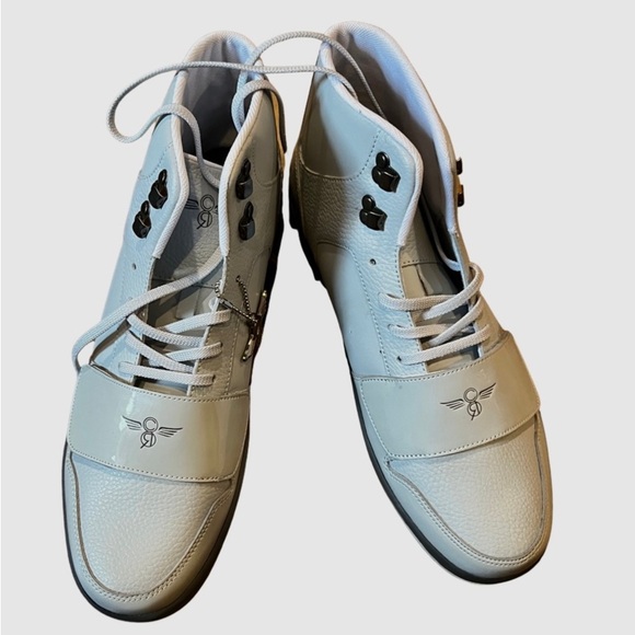 Creative Recreation Other - Creative Recreation Cesario Hi XXI Sneakers Gray Patent Leather Sz 13 $100 Y2K